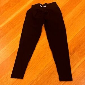 BOOM BOOTY Body Shaping Butt Lifting Black Leggings Anti-cellulite texture XL